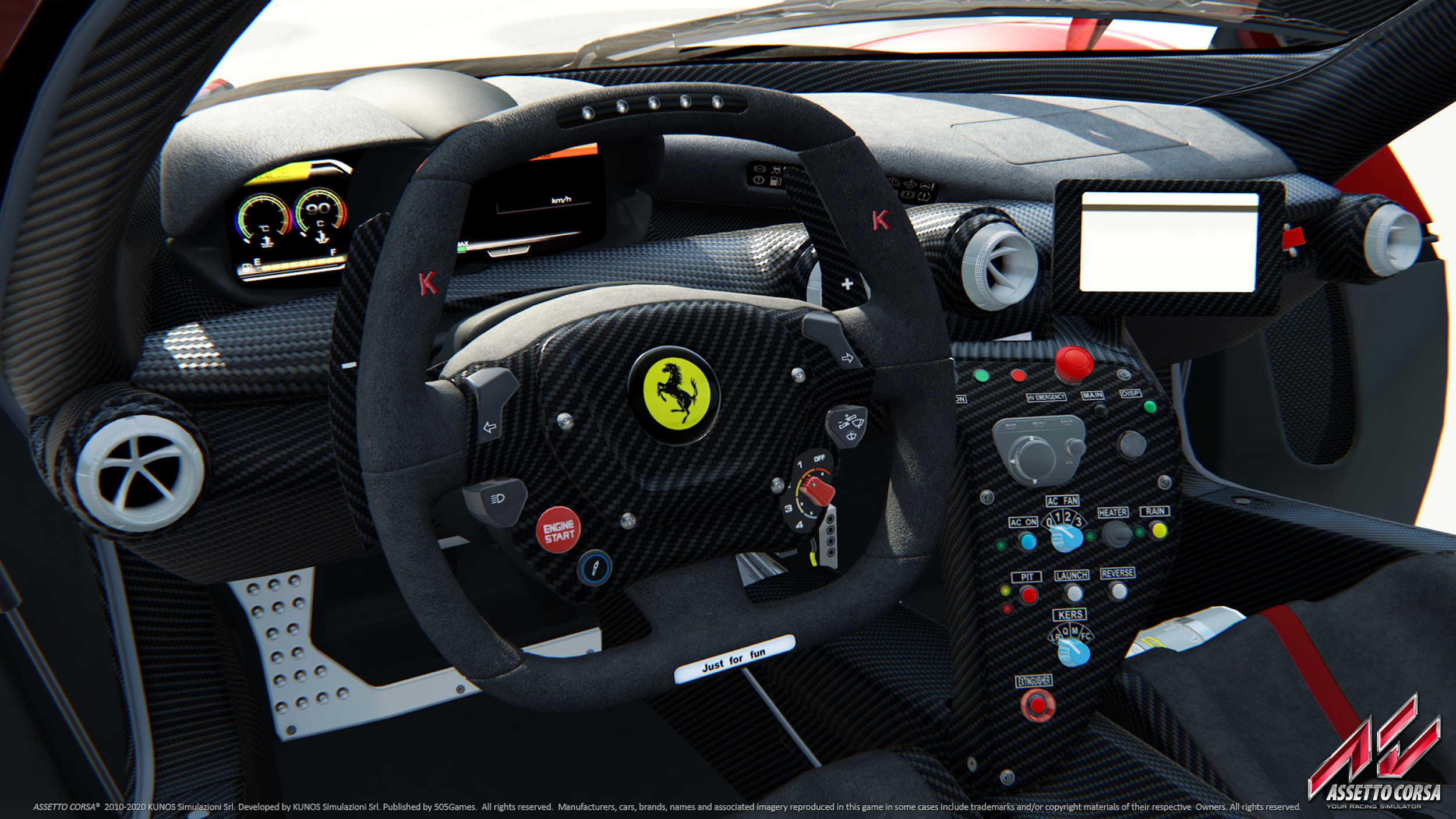 car racing game with steering wheel
