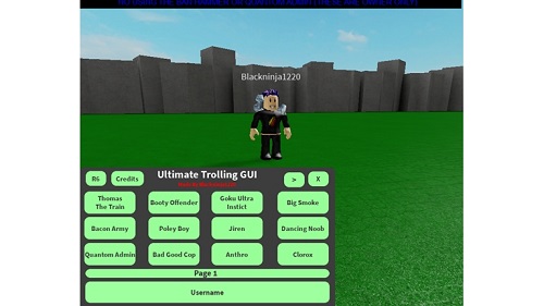 How To Get The Ultimate Trolling Gui In Roblox - roblox gui game