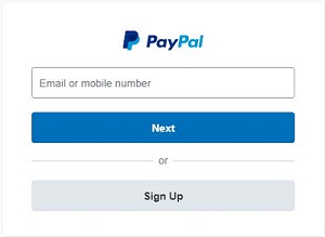 Login  PayPal Prepaid Account