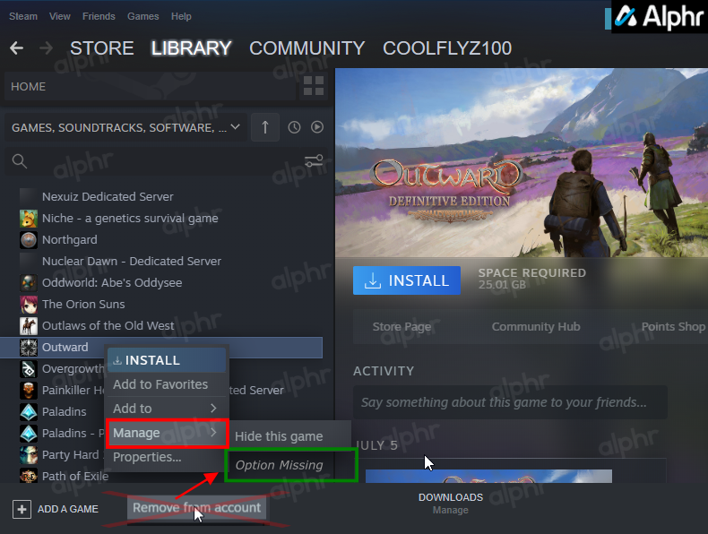How to Unhide Games on Steam
