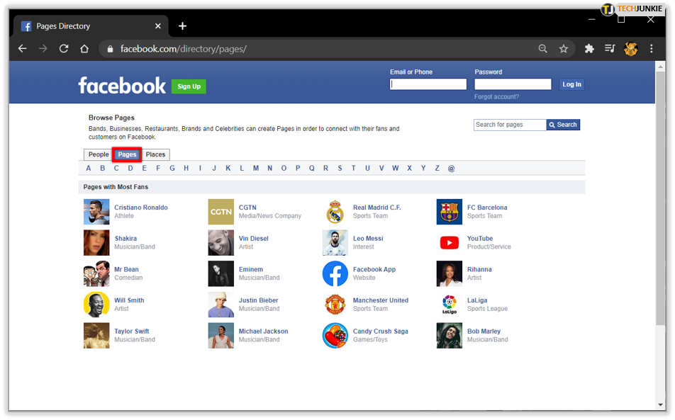 How To Search Facebook Without an Account or Logging In
