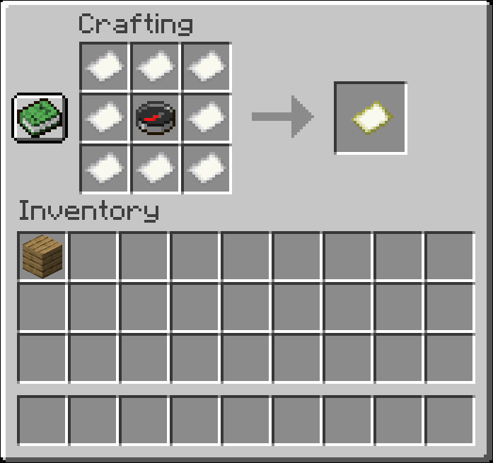 How to craft paper in Minecraft