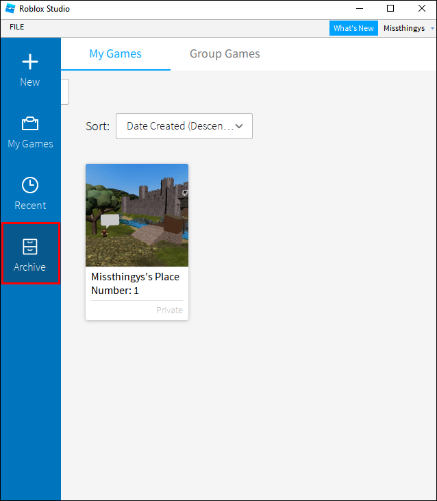 to revert any roblox team create game