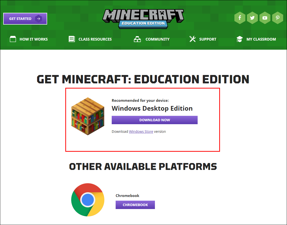 Get Minecraft for Your Classroom