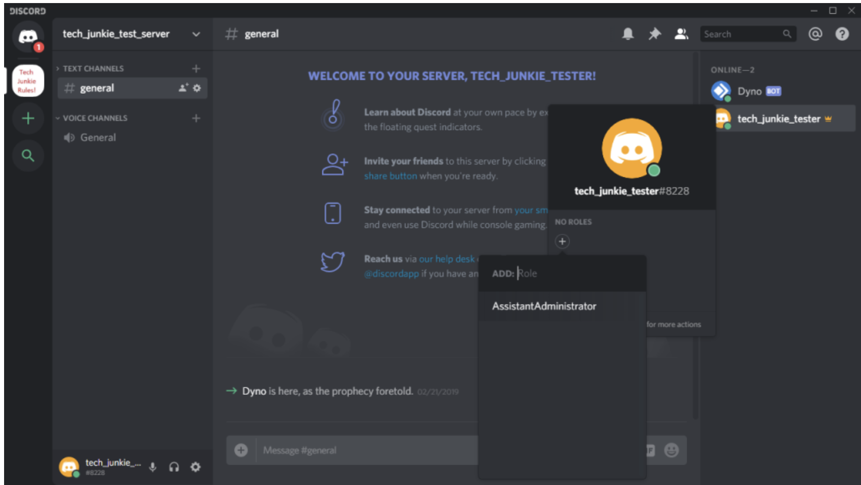 How to add and manage Discord roles