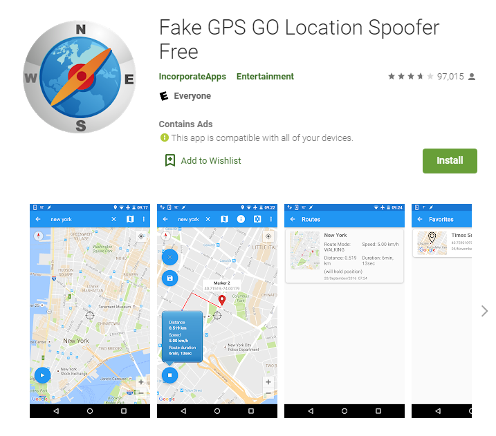 To Spoof your GPS Location an Android