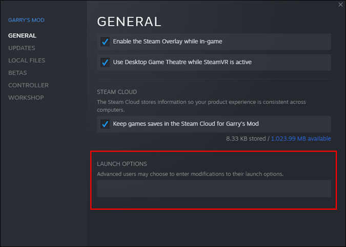 How to enable the In-Game console on your Garry's Mod launcher