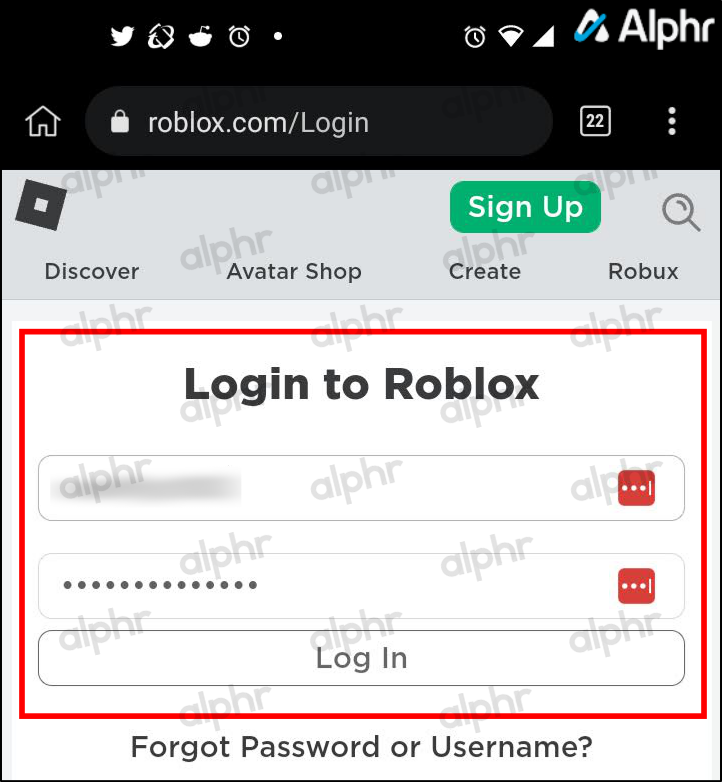 Instructions on How to login to roblox?