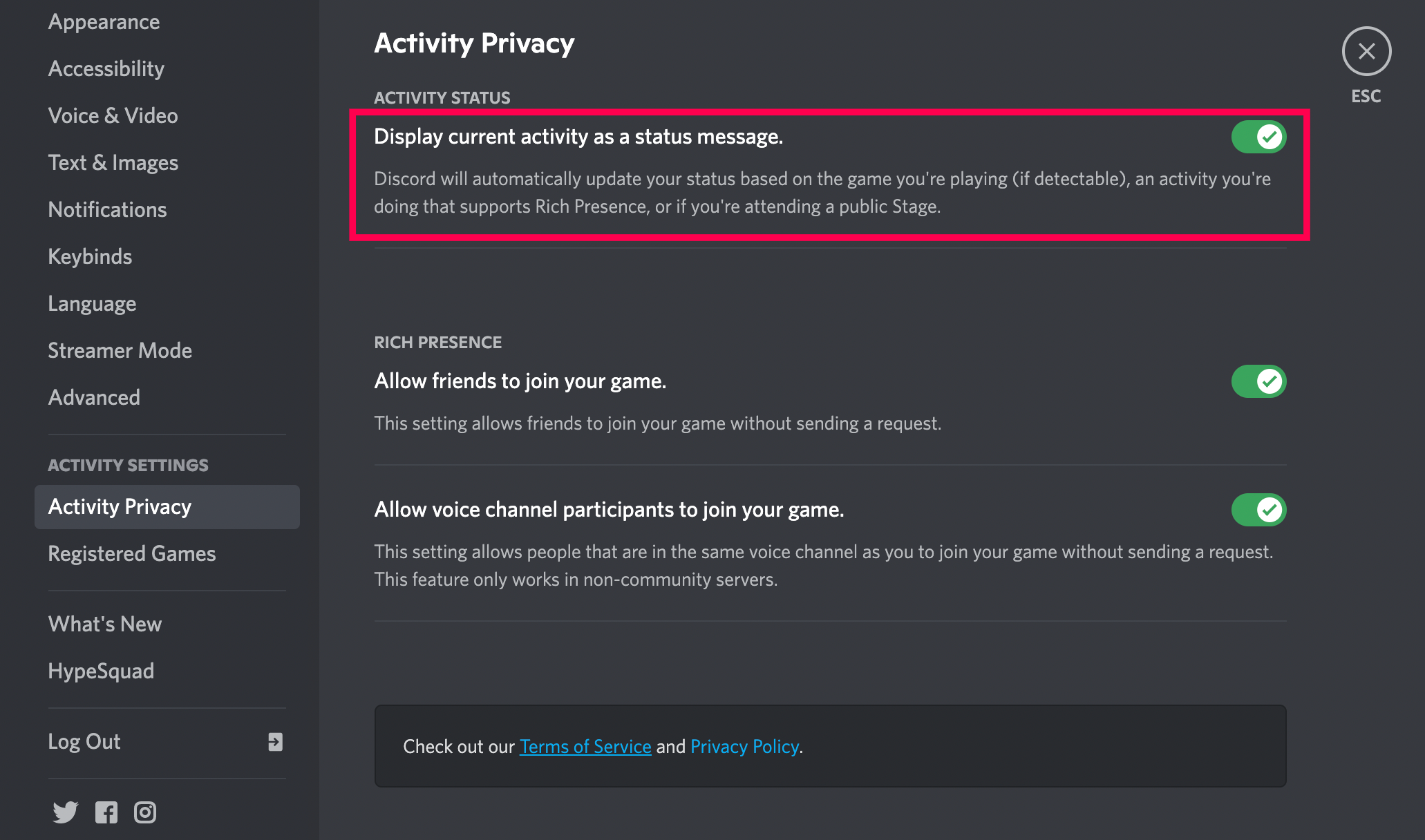 Even if a friend's game details or entire profile are set to