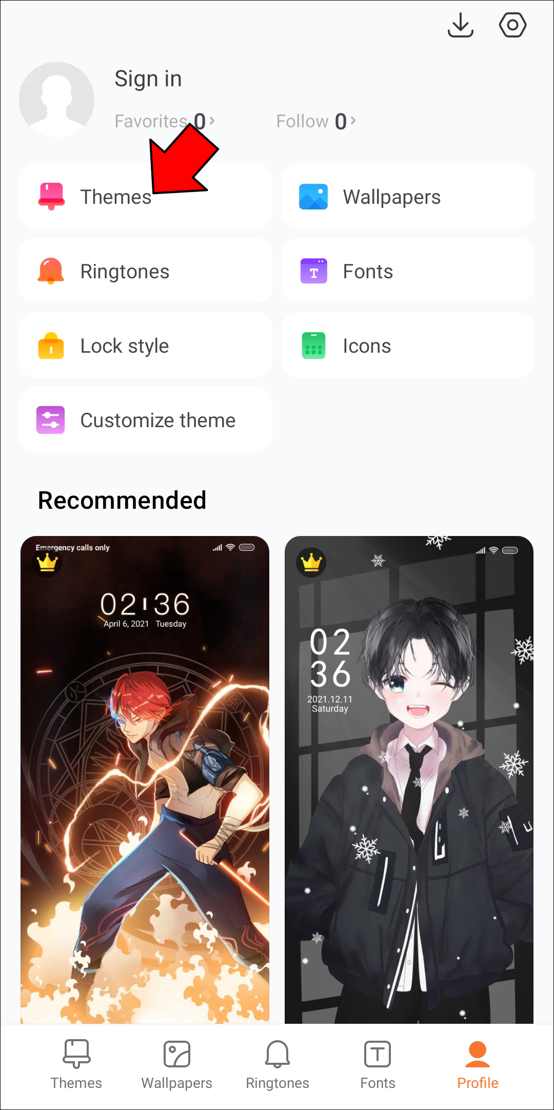 Anime Theme APK for Android Download