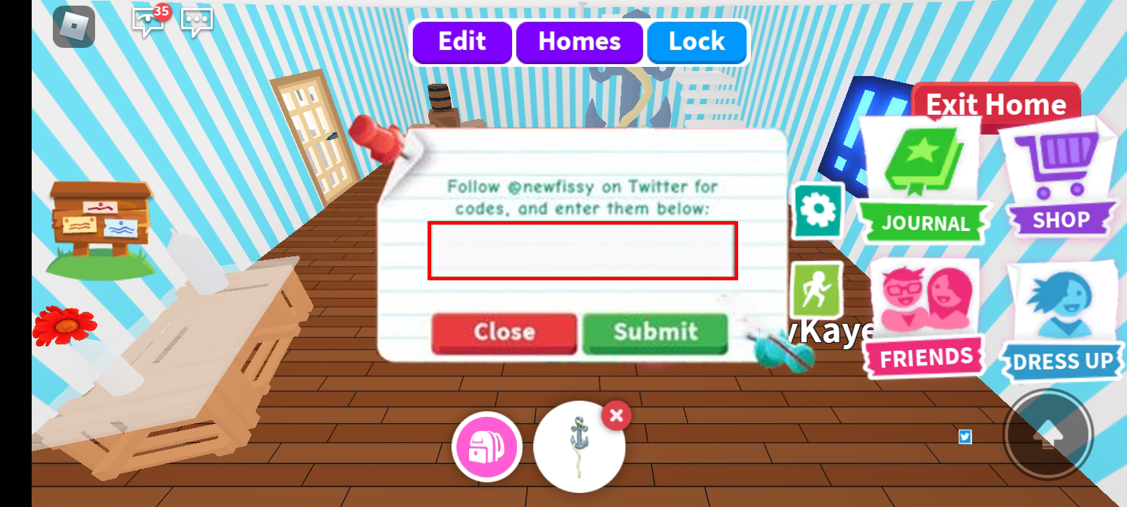 How To Remove Your Name and Your Pet's Name In Adopt Me! 