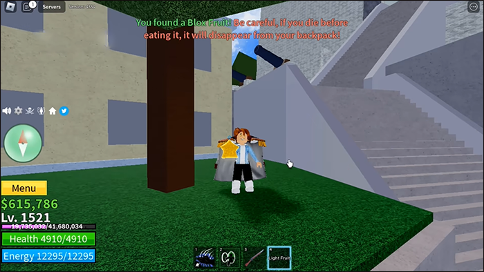 i Became THE SPOT in Blox Fruits with the PORTAL FRUIT.. 
