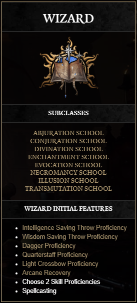 School of Familiarity - Wizard Subclass